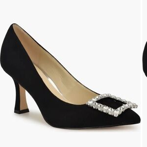 Nine West Jacques Buckle Toe Embellished Pump 7